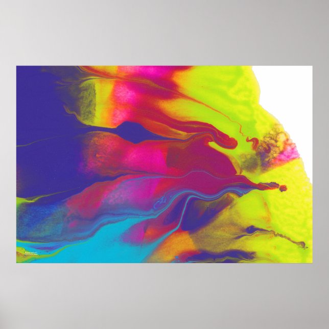 Abstract Painting Poster (Front)