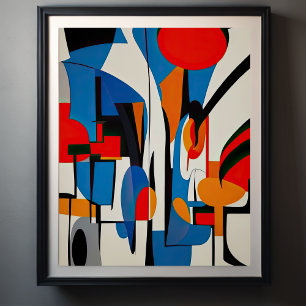 Abstract Painting Poster
