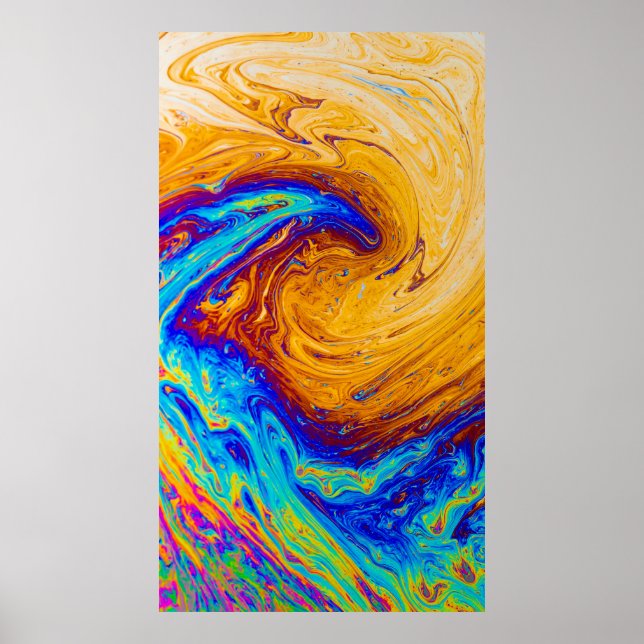 Abstract painting poster (Front)