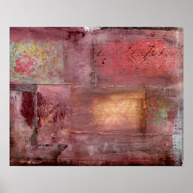 abstract painting poster (Front)