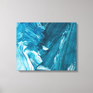 Abstract painting Premium Wrapped Canvas (Gloss)