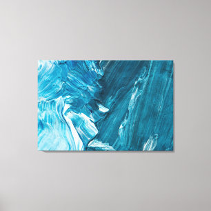 Abstract painting Premium Wrapped Canvas (Gloss)