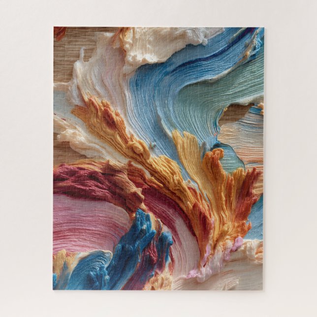 Abstract Painting Puzzle (Vertical)