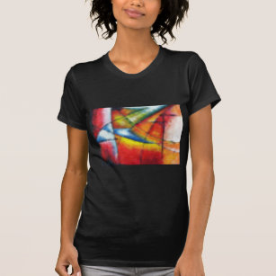 abstract painting red yellow green blue T-Shirt