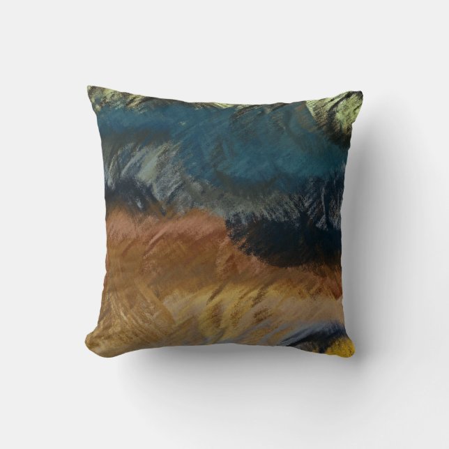 Abstract Painting | Retro Abstract Art 41 Cushion (Front)