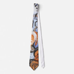 Abstract Painting Retro Abstract Art 50 Tie