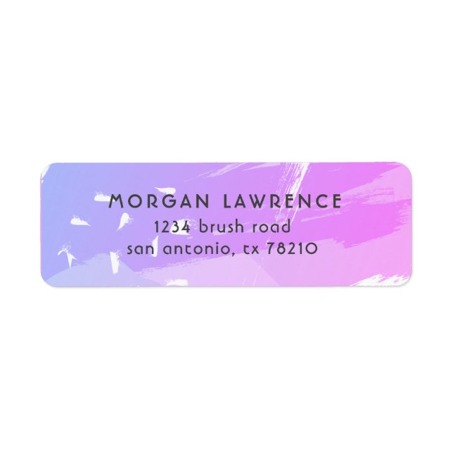 Abstract Painting | Return Address Label (Front)