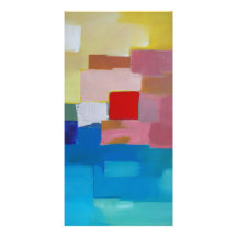 Abstract Painting Sea / Island / Sky - Red Square