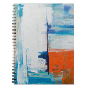 Abstract Painting Spiral Photo Notebook 80 Pages