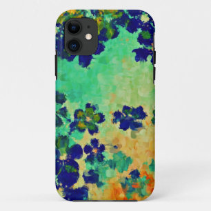 Abstract Painting Spring Flowers iPhone 11 Case