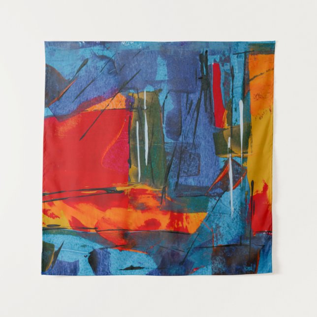 Abstract painting tapestry (Front)