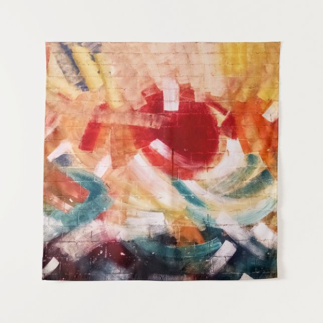 Abstract painting tapestry (Front)