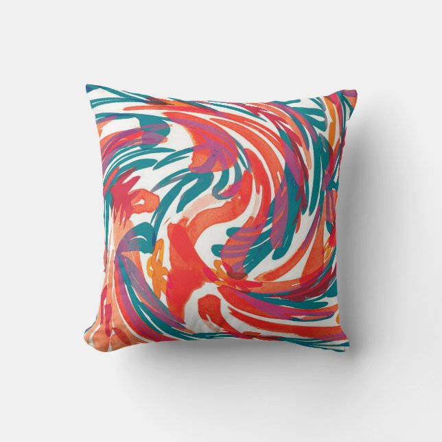 Abstract painting texture. Art wallpaper. Simple d Cushion (Front)