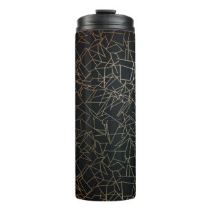 Abstract painting thermal tumbler