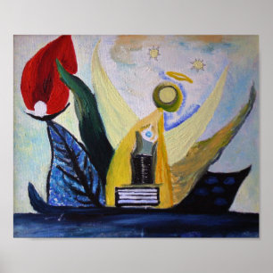 Abstract Painting Value Poster Paper