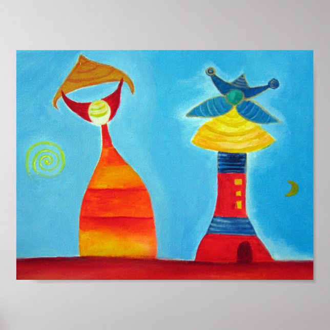 Abstract Painting Value Poster Paper (Matte) (Front)