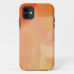 Abstract Painting   Vintage Orange 21 iPhone 11 Case
