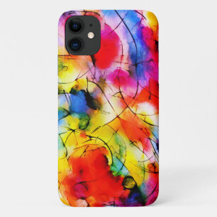 Abstract Painting with rainbow colours. Case-Mate iPhone Case