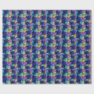Abstract Painting Wrapping Paper