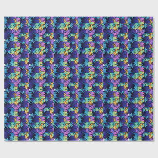 Abstract Painting Wrapping Paper