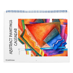 Abstract Paintings Calendar