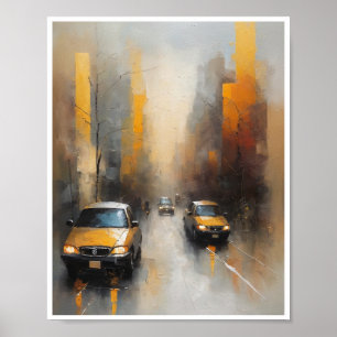 Abstract paintings emotions Wall Art Poster