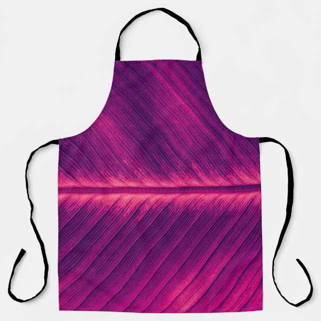 Abstract Palm Leaf: Toned Vein Apron (Front)