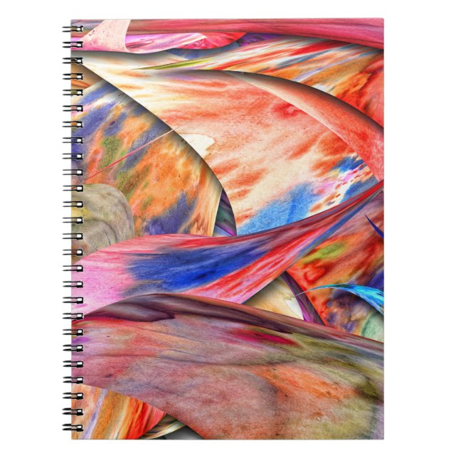 Abstract - Paper - Origami Spiral Notebook (Front)