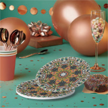 abstract Paper & Party Plates