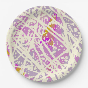 Abstract Paper Plate