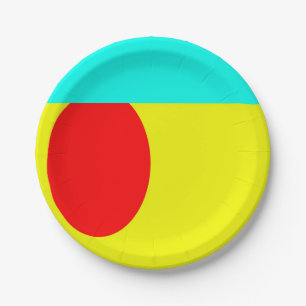 Abstract Paper Plate