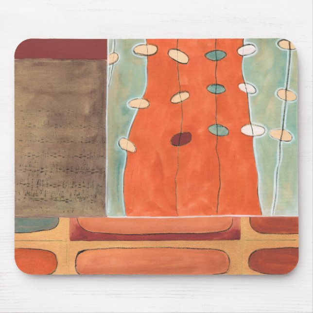 Abstract Parade of Eggs by Erica J Vess Mouse Pad (Front)