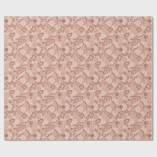 Abstract Party Doodle Pattern Wrapping Paper