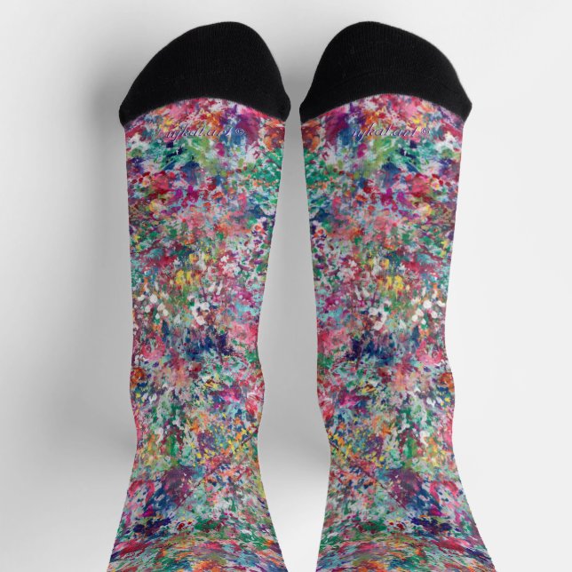 Abstract Party Socks (Top)