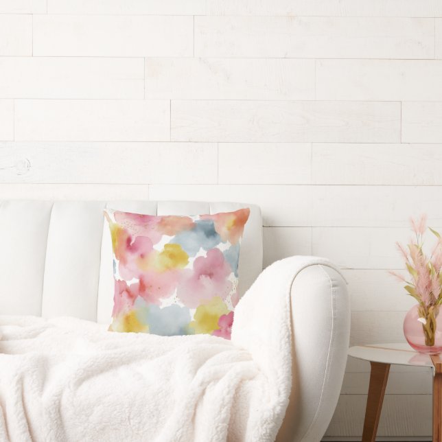 Abstract Pastel Background Cushion (Couch)
