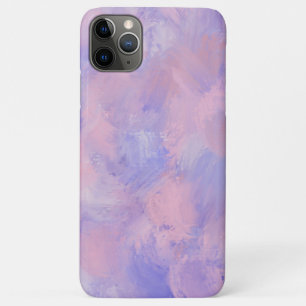 Abstract Pastel Blush Pink and Blue Case-Mate iPhone Case