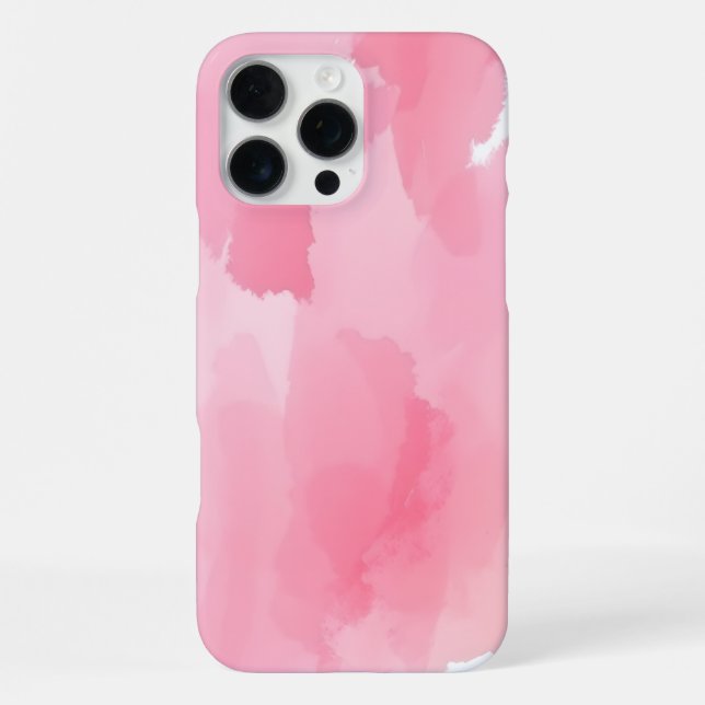 Abstract pastel brush iPhone case (Back)