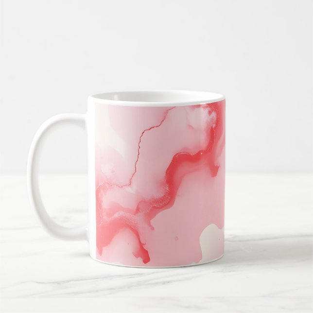 Abstract Pastel Coffee Mug (Left)