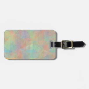 Abstract Pastel Coloured Watercolor Art Luggage Tag