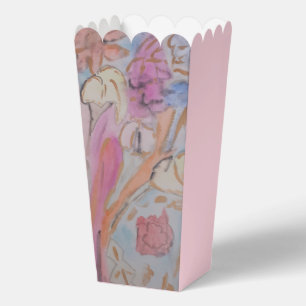 Abstract Pastel Floral Favour Box