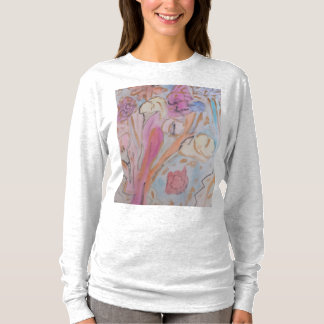 Abstract Pastel Floral T-Shirt