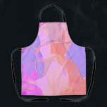 Abstract Pastel Layers  Apron<br><div class="desc">A modern apron featuring soft abstract layers in pastel pink, purple and peach tones. The translucent, watercolor‑inspired shapes bring a calming, artistic elegance to everyday cooking, baking and creative kitchen moments. Lightweight, comfortable and designed for full coverage, this apron blends practical protection with a serene, contemporary aesthetic. A refined choice...</div>