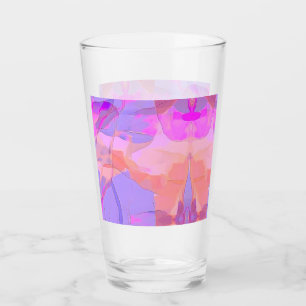 Abstract Pastel Layers Glass