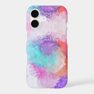 Abstract pastel paint iphone 17