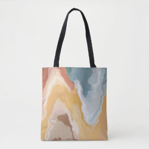 Abstract Pastel Paint Summer Edition Tote Bag