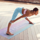 Abstract Pastel Pattern Personalised Name Yoga Mat<br><div class="desc">Abstract Pastel Watercolor Pattern Personalised Name Yoga Mat perfect as a gift for those that enjoy yoga,  meditation,  pilates,  fitness,  exercise,  sports,  gym,  athletes,  swimmers and much more. Give a personalised gift to family and friends for birthdays,  Christmas,  Mother's Day,  holidays and more. Designed by Evco Studio www.zazzle.com/store/evcostudio</div>