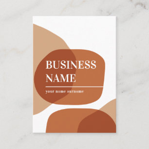 Abstract Pastel Shapes Business Card
