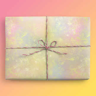 Abstract Pastel Spring Texture Wrapping Paper
