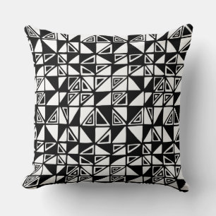 Abstract Pattern 051115 - Black Cushion