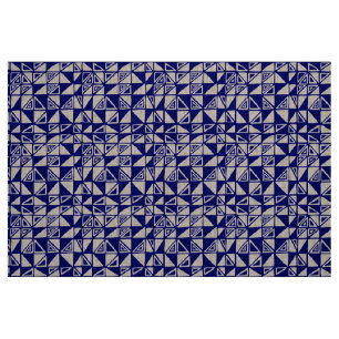 Abstract Pattern 051115 - Dark Blue Fabric
